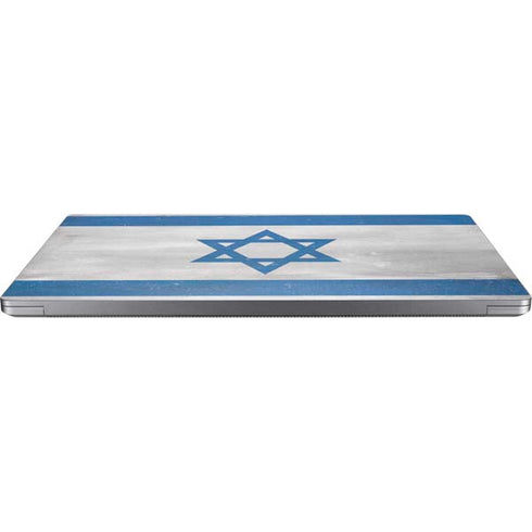 Israel Flag Distressed Universal Laptop 16in (13 x 9.4in) Skin